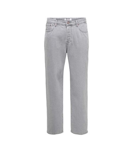 Jeans large gris homme only & sons jax box tai