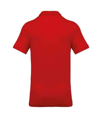 Kariban Mens Pique Polo Shirt (Red)