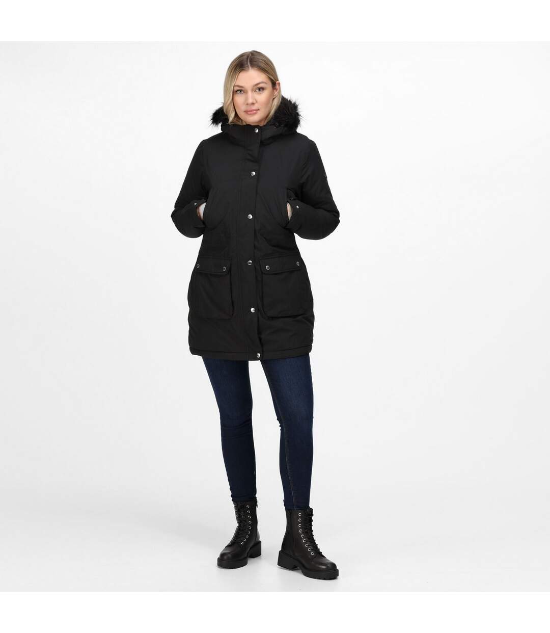 Veste Imperméable Voltera Femme Noir Regatta-1