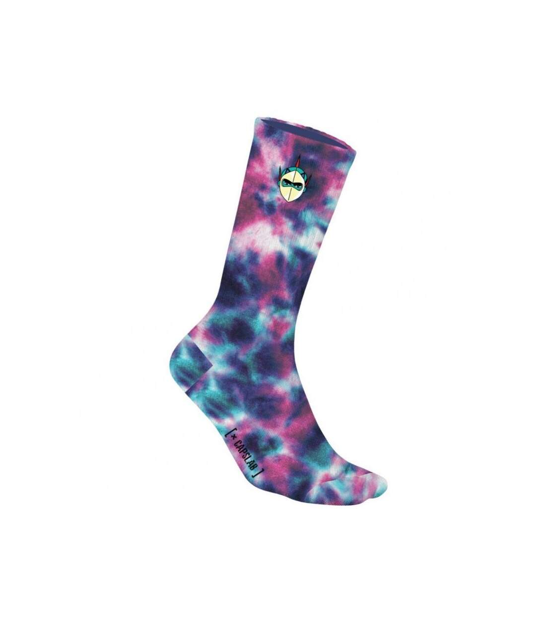 GOLDORAK Chaussettes Homme Coton TYEACT Bleu Rose CAPSLAB-1