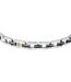 Mens Enamelled Link Bracelet One Size Silver Maserati-2