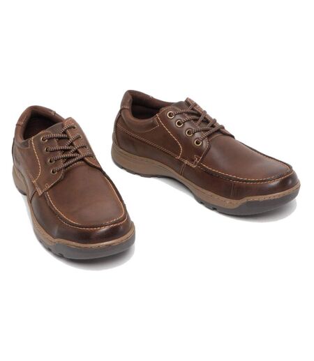 Hush Puppies Mens Tucker Lace Up Shoes (Brown) - UTFS6063