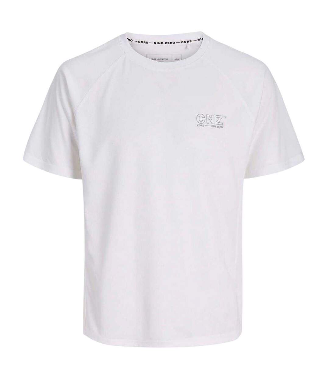 T-shirt Sport Motif/style Uni Homme Blanc Vif Jack And Jones-2