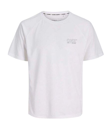 T-shirt Sport Motif/style Uni Homme Blanc Vif Jack And Jones