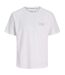 T-shirt Sport Motif/style Uni Homme Blanc Vif Jack And Jones-2