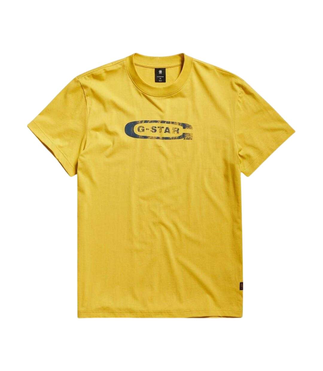 T-shirt Motif/style Imprimé Graphique Old Skool Homme Jaune Vif G-Star-1