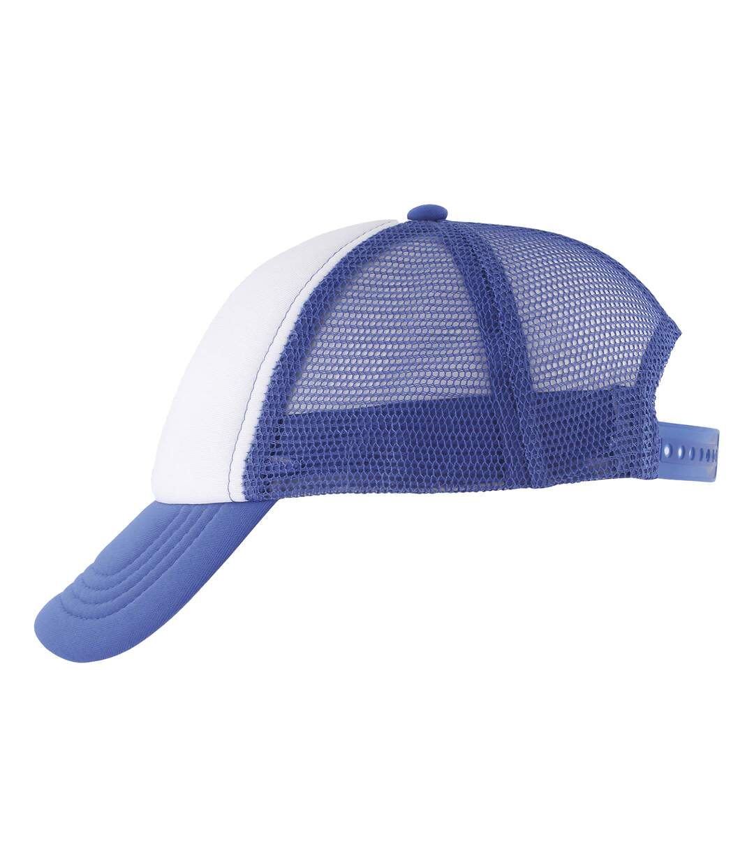 Casquette de baseball bubble enfant blanc / bleu roi SOLS-3
