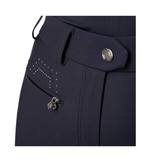 Pantalon D´équitation Style Scintillant Hamilton Femme Bleu Marine Coldstream