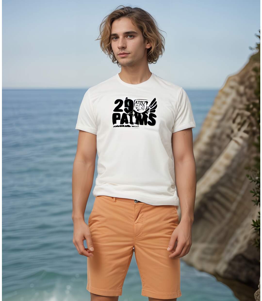 T-Shirt Manches Courtes - Tendance Pour Homme - Col Rond - Décontracté-2