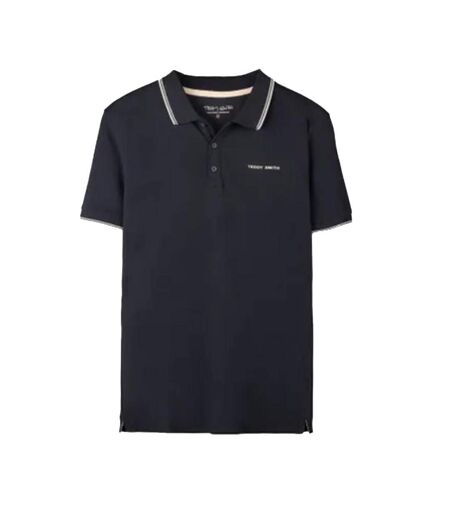 Polo marine homme teddy smith pasian 2