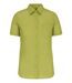 Chemise popeline manches courtes - Femme - K548 - vert lime