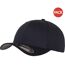 Lot de 2  casquettes de baseball homme bleu marine foncé Yupoong