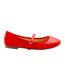 Ballerines Larges josie femme rouge Where's That From