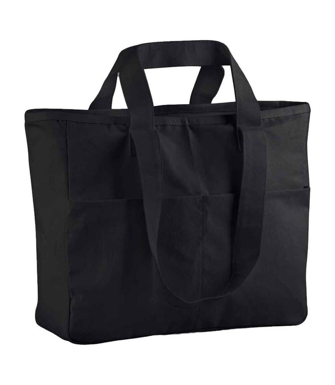 Double Handle 23l Tote Bag One Size Black Westford Mill-1