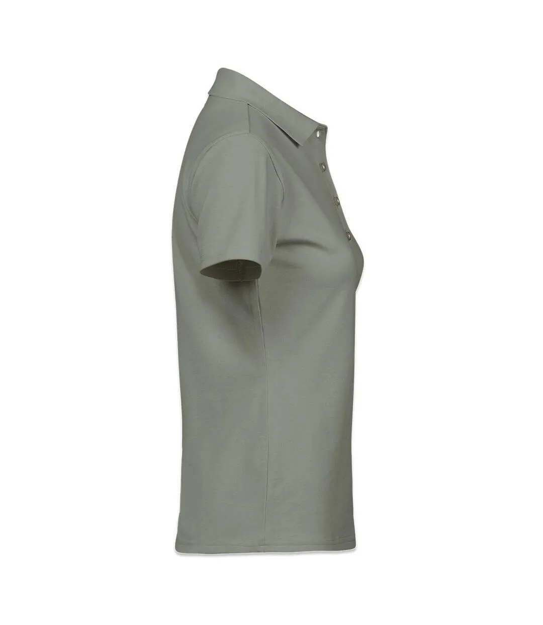 Womens/ladies Luxury Stretch Polo Shirt Sage Tee Jays-3