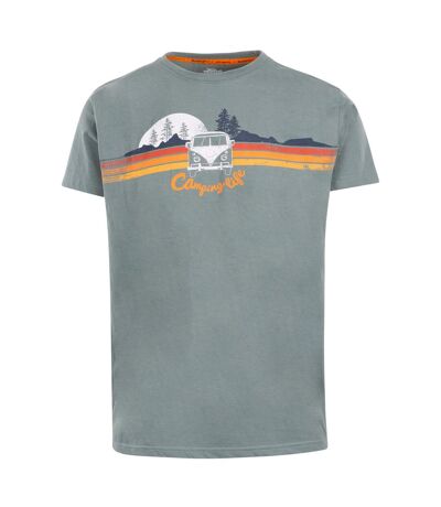 T-shirt cromer homme bleu gris Trespass