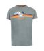 T-shirt cromer homme bleu gris Trespass-1