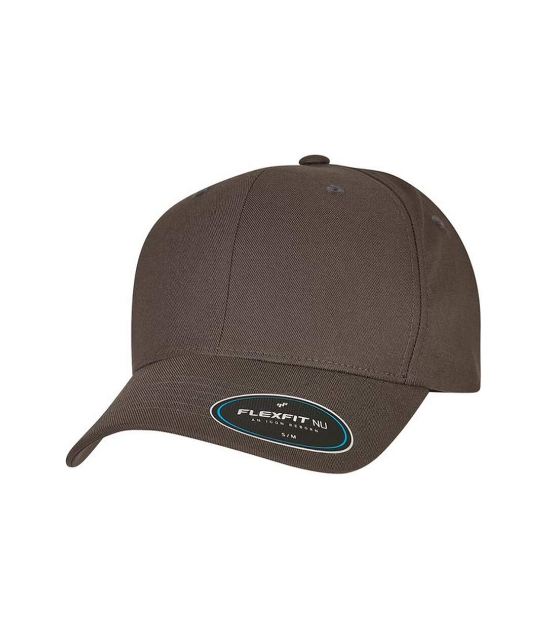 Casquette de baseball nu adulte gris foncé Flexfit-1