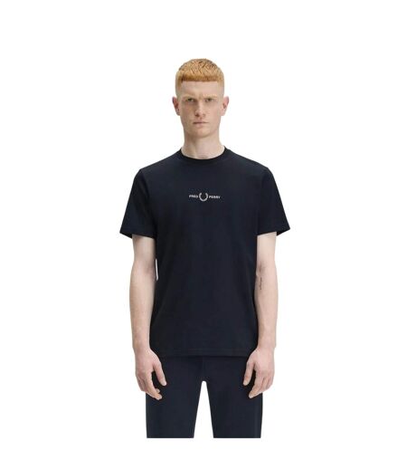 Mens Logo T-shirt Navy Fred Perry
