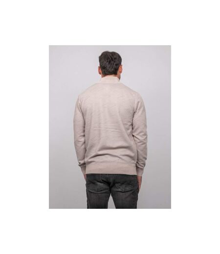 Pull col camionneur zippé jacquard LAMATON
