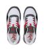Mens Air Cushioned Basketball Shoes White Red Rise-4