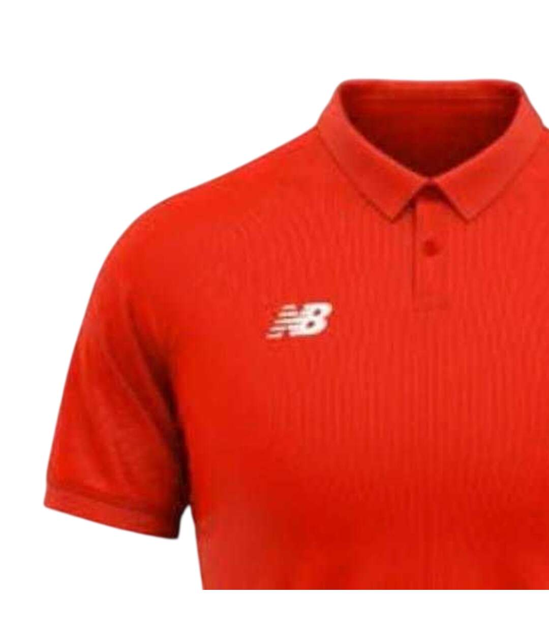 Mens Regular Athletic Polo Shirt Red New Balance-3