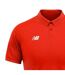 Mens Regular Athletic Polo Shirt Red New Balance-3