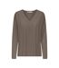 Pull marron femme only chianti - l-1