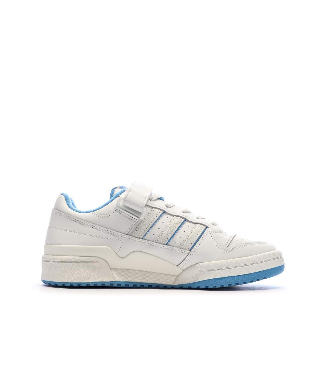 Baskets blanche/bleu adidas forum low-2
