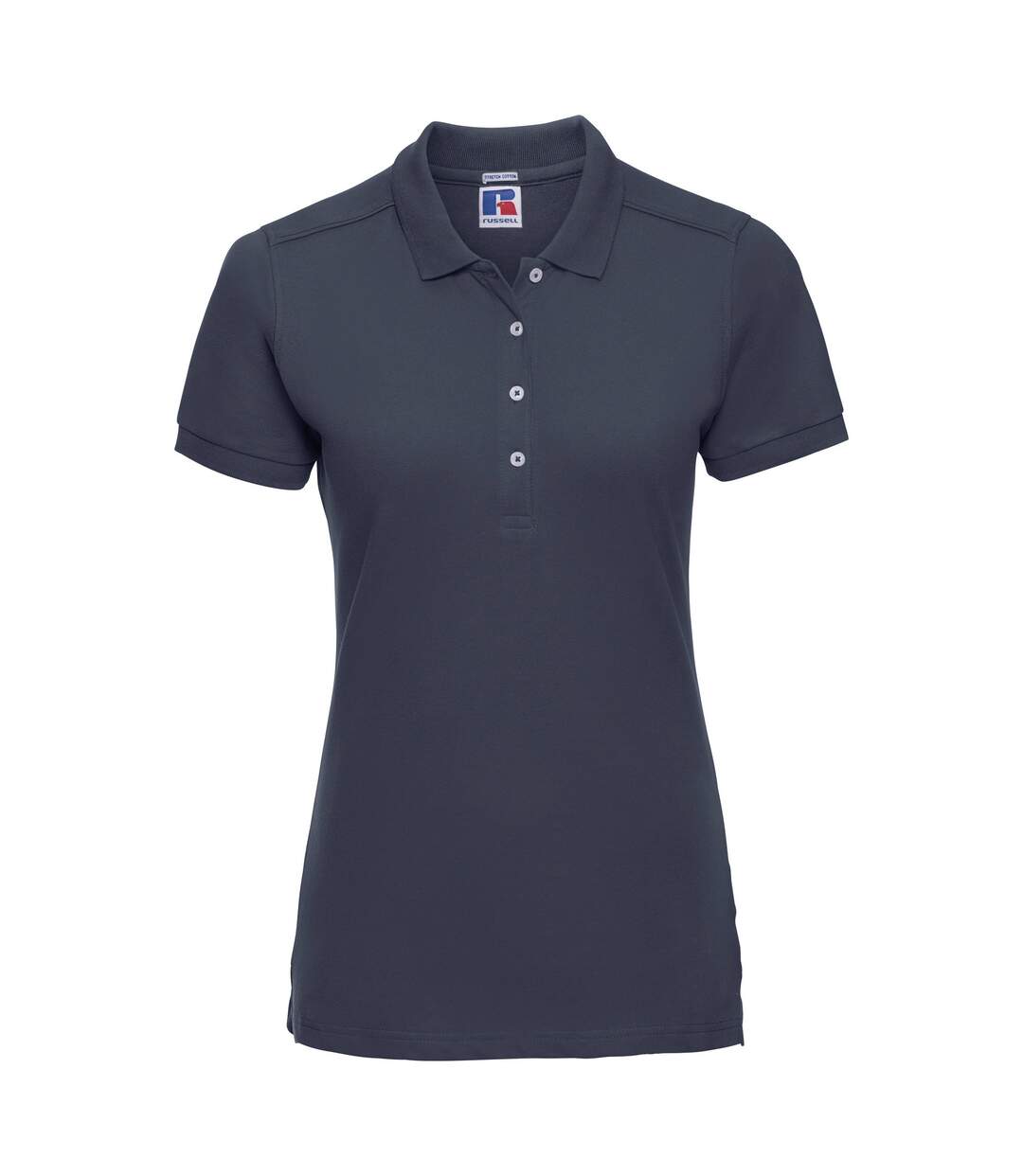 Polo manches courtes femme bleu marine Russell