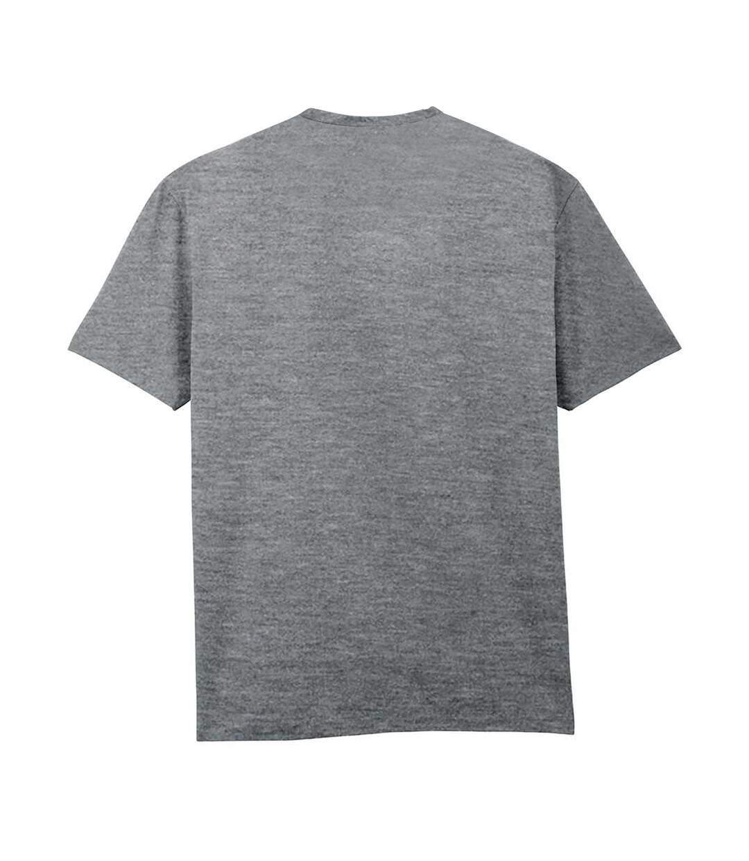 T-shirt Léger Et Uni En Coton Homme Graphite Chiné Gildan-2