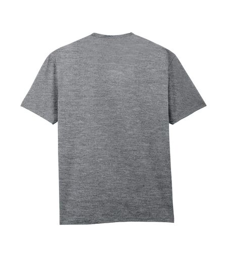 T-shirt Léger Et Uni En Coton Homme Graphite Chiné Gildan