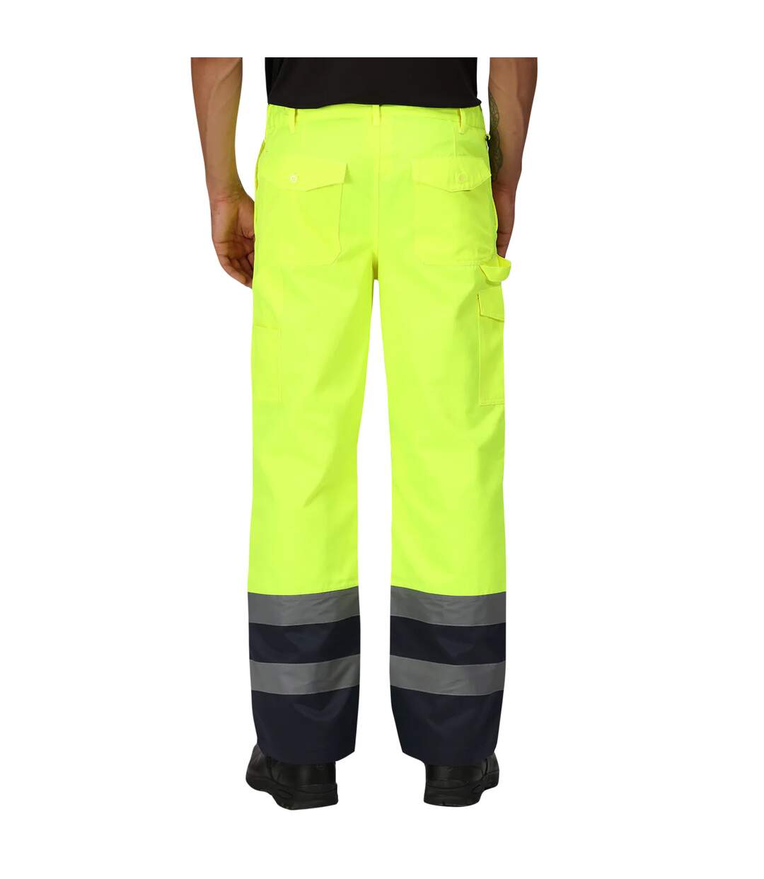 Pantalon cargo pro homme jaune Regatta