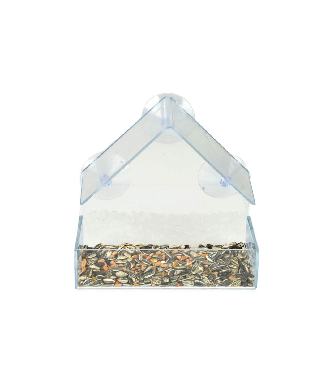 Mangeoire Pour Oiseaux Fenêtre 15cm Transparent-1