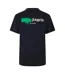 T-shirt Motif/style Logo À La Bombe Milano Homme Noir Vert Palm Angels-1