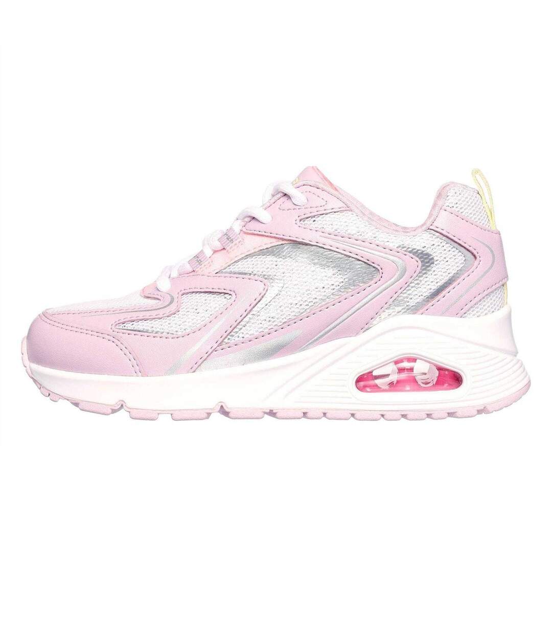 Baskets Tres Air Uno Glit Airy Femme Lavande Rose Skechers-2