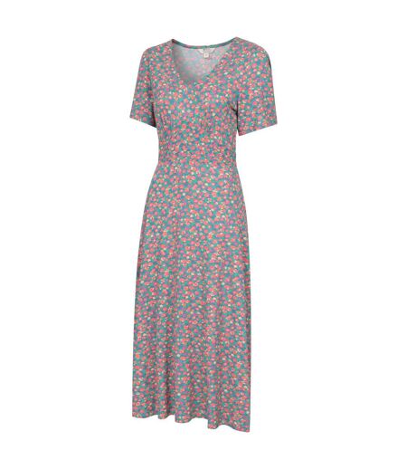 Womens/ladies como floral dress coral Mountain Warehouse