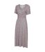 Womens/ladies como floral dress coral Mountain Warehouse-3