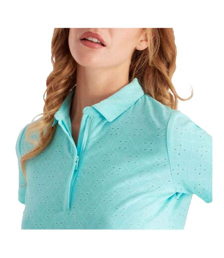 Polo Golf Femme Turquoise Pâle Calvin Klein
