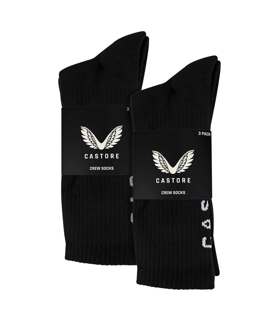 6 Pairs Mens Crew Socks Sports Training Gym Everyday Black White Socks-2