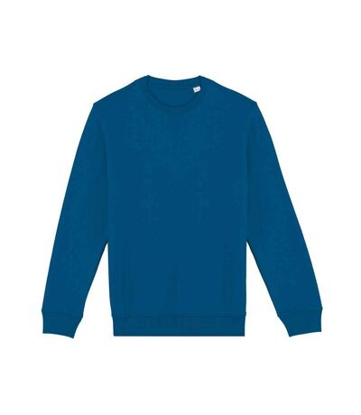 Unisex adult crew neck sweatshirt blue sapphire Native Spirit