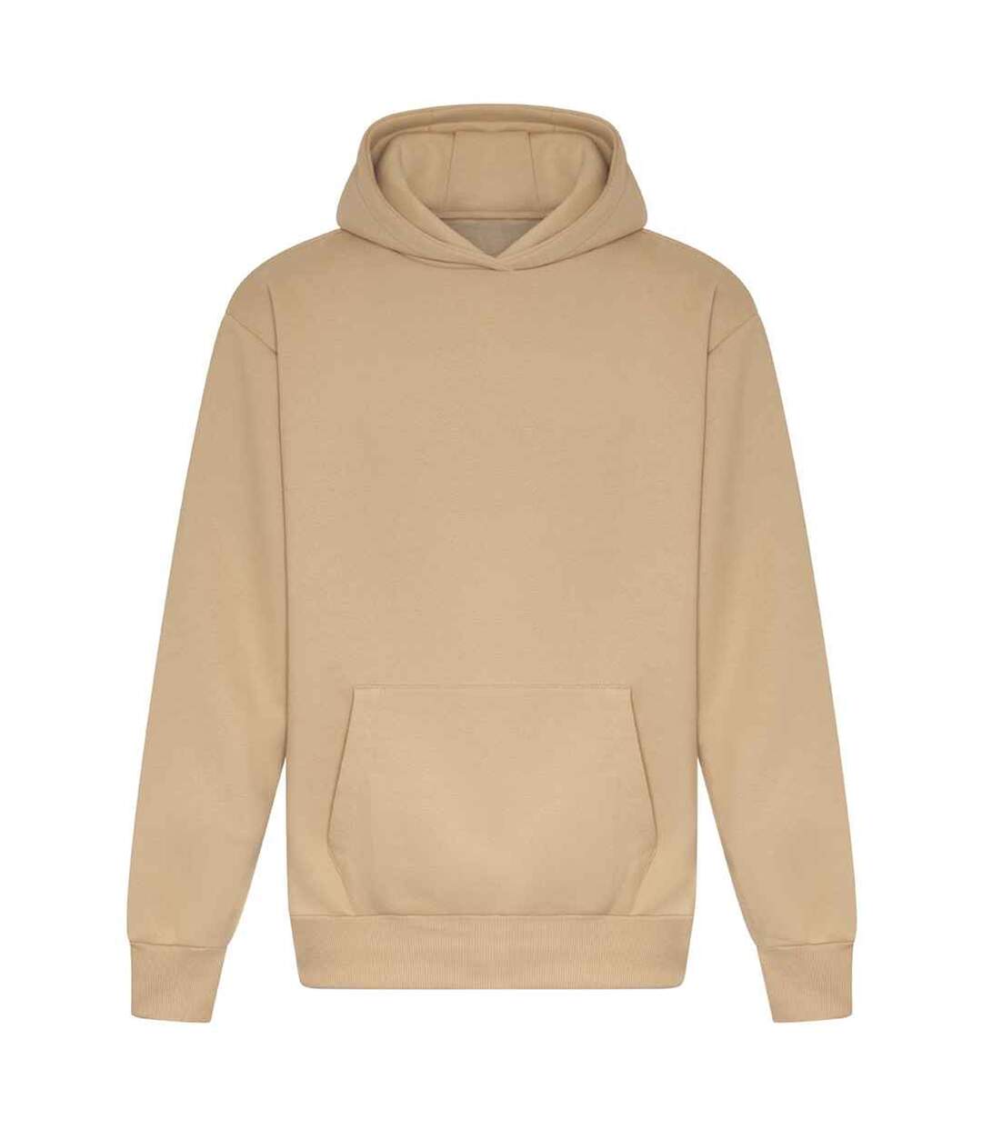 Sweat à capuche signature adulte beige Awdis-1