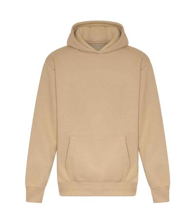 Sweat à capuche signature adulte beige Awdis