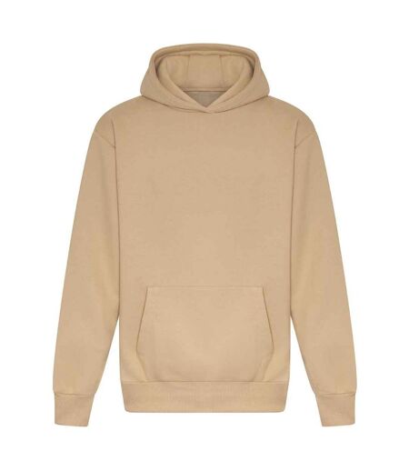 Sweat à capuche signature adulte beige Awdis