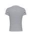 T-shirt marinière blanc femme tommy jeans slim essential - l-2