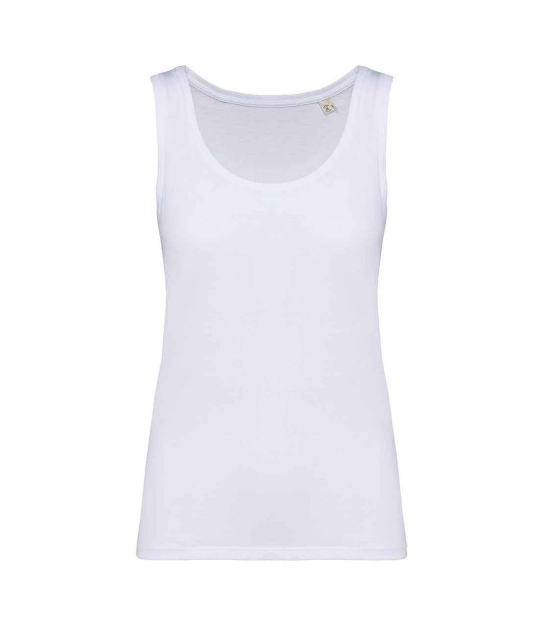 Womens/ladies Tank Top White Native Spirit-1