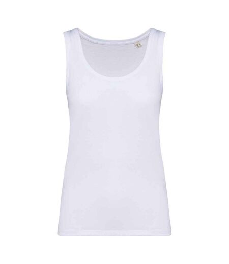 Womens/ladies Tank Top White Native Spirit