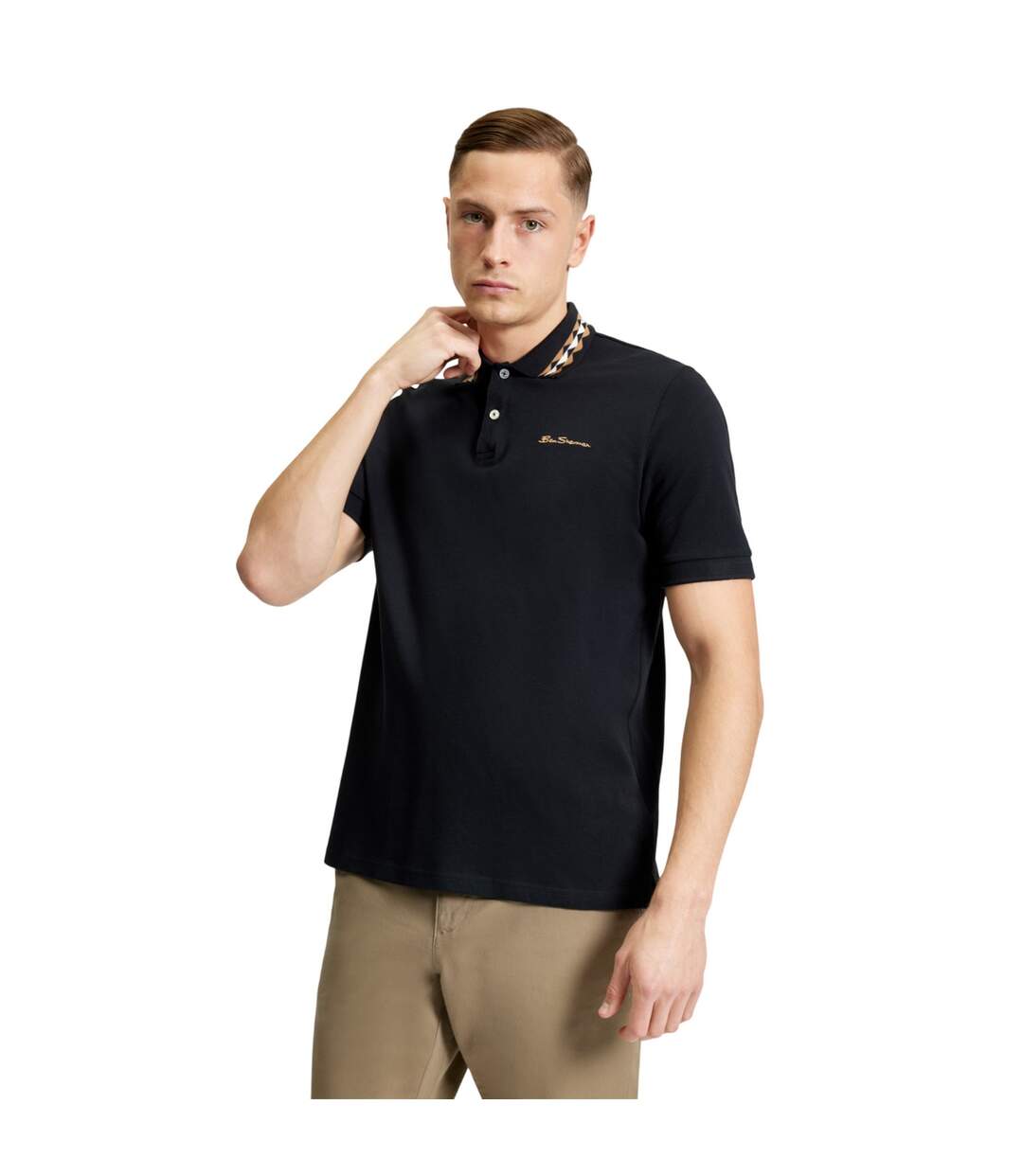 Polo Interest Homme Noir Ben Sherman-2