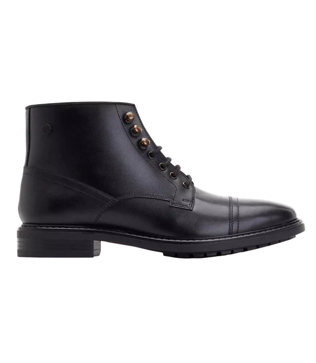 Bottines Duke Homme Noir Base London-3