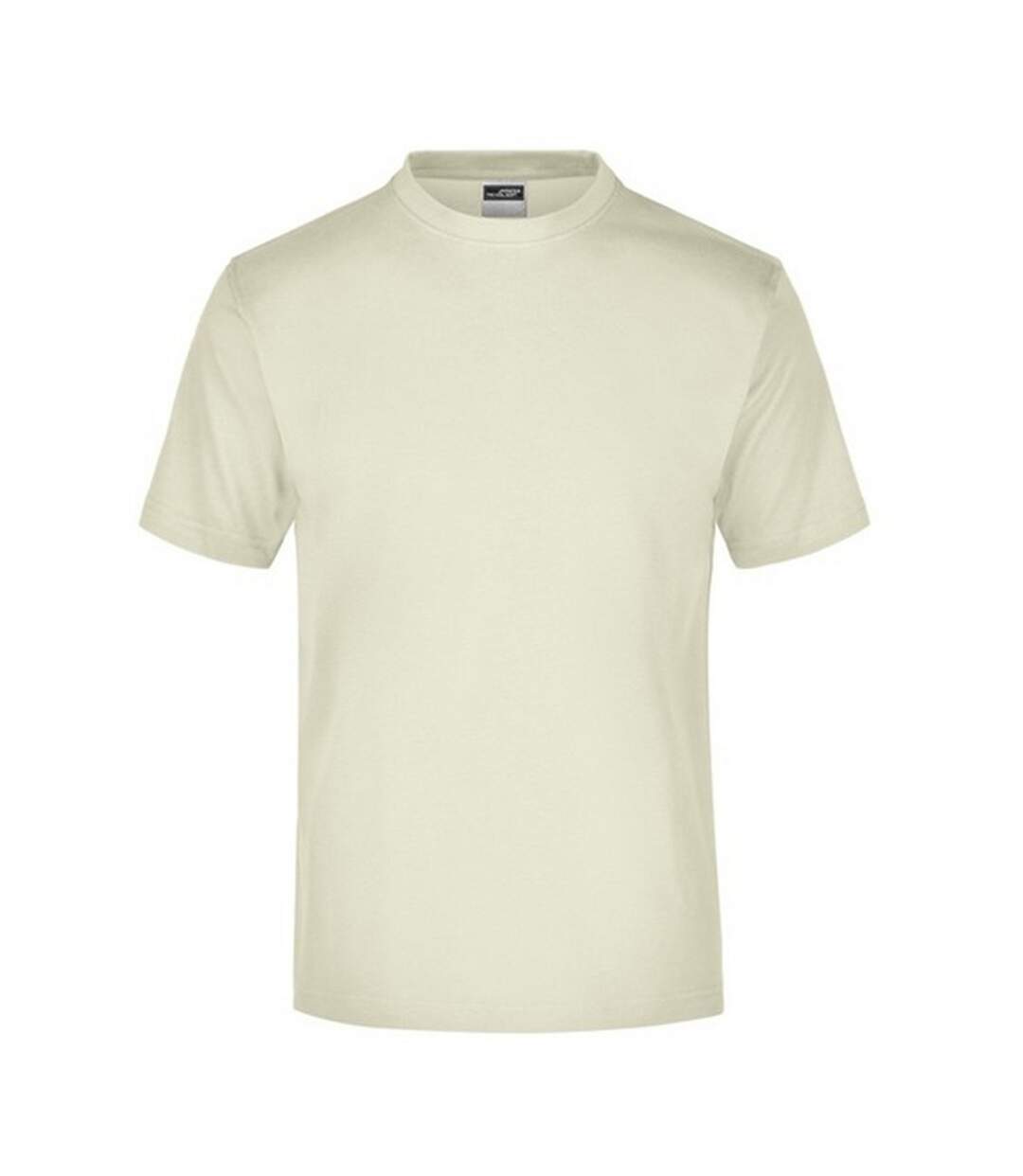 T-shirt Medium Adulte Beige Gris James And Nicholson-1